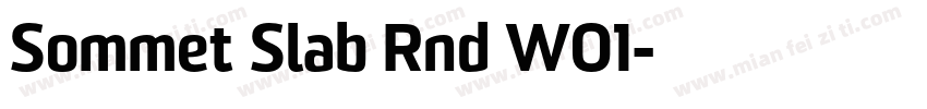 Sommet Slab Rnd W01字体转换